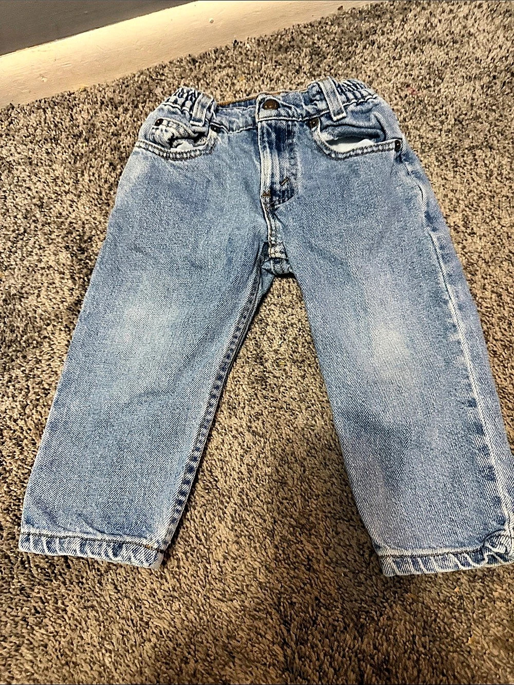 Levi's 566 Boys Jeans Waist 3T Blue